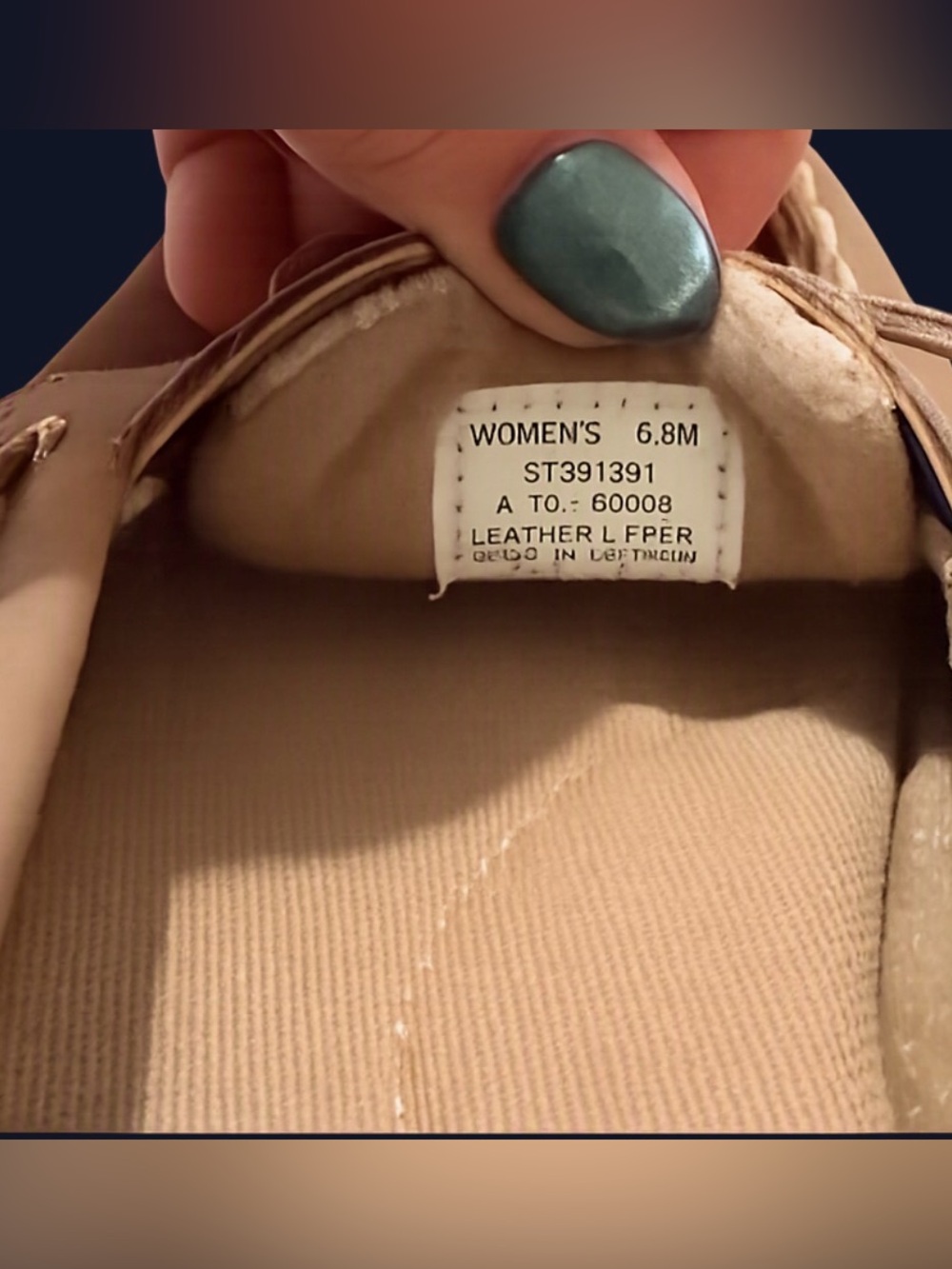 ⛵Sperry Top Sider STS91331 Size 6.5 M Boat style with Leather. EUC - Picture 5 of 6